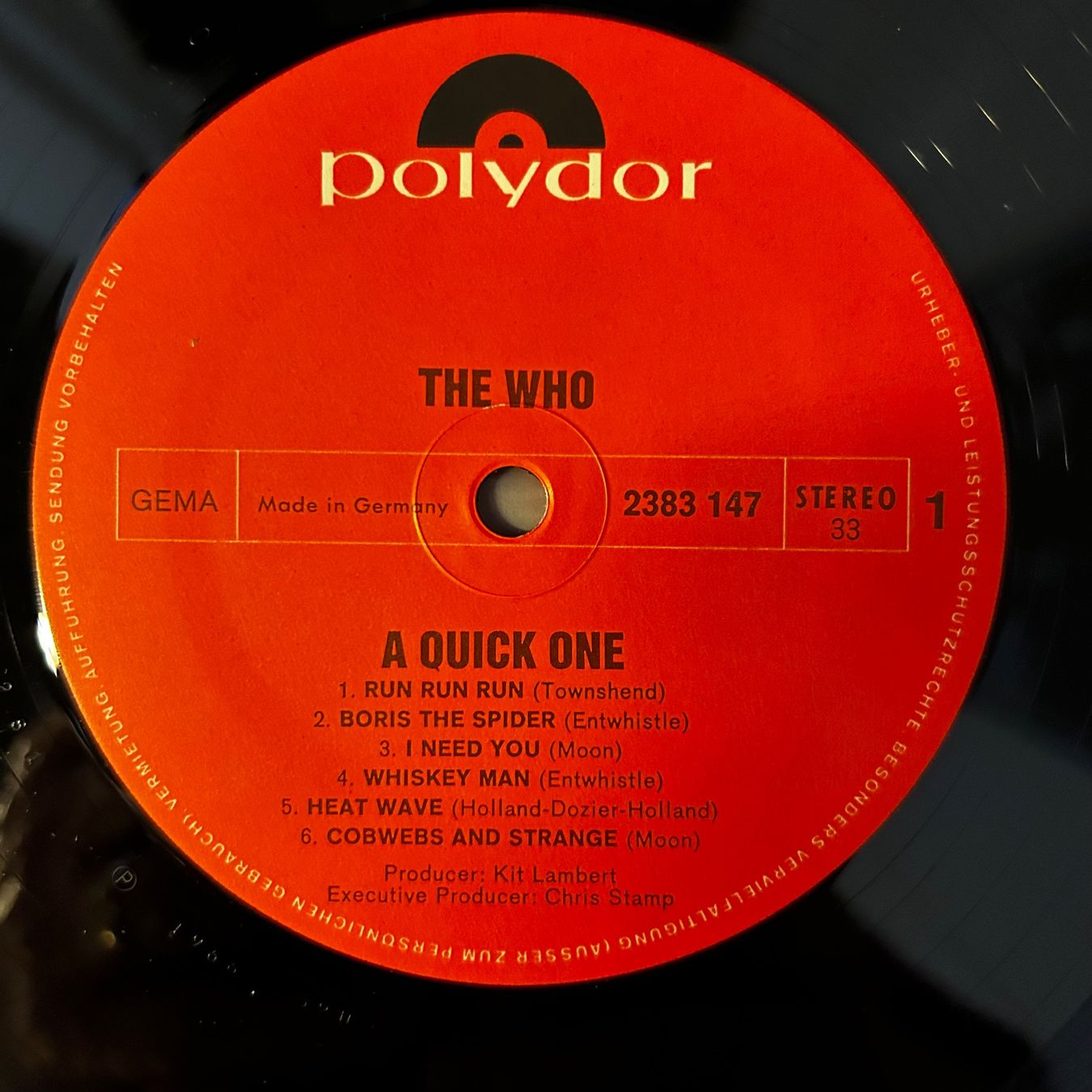 Schallplatten: The Who - A Quick One, Polydor Vinyl LP – Gebraucht aus Aesch BL von BlueMusicRecords 2