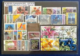 2001 - Schweiz Jahresserie ET Halbmond - Postpreis 39.50