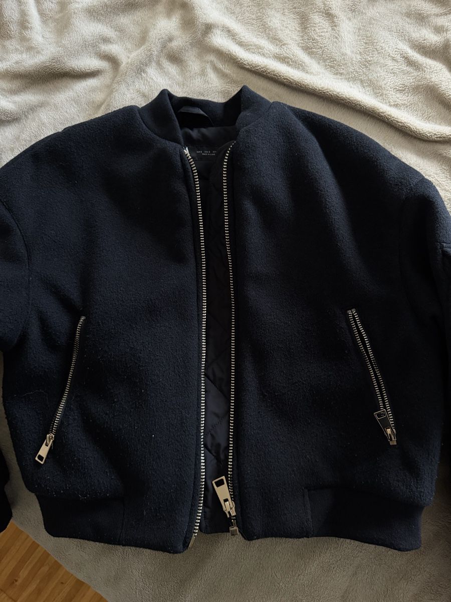 Zara Giacche: Zara black bomber jacket, size S Perfect for Autumn – Usato da Zürich venduto da roc_xn5t 3