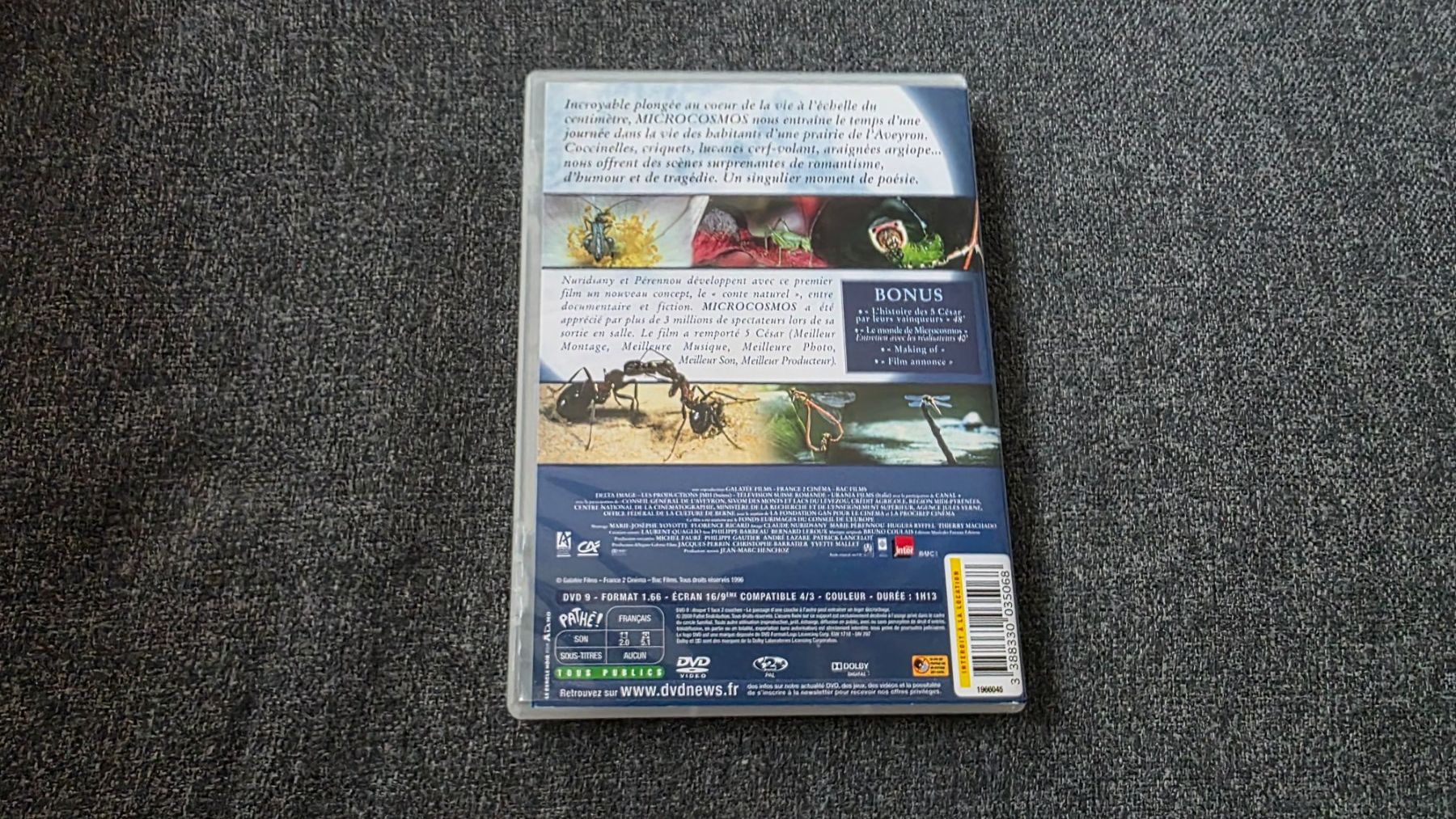 Tutti i DVDs: Microcosmos - Le Peuple de l'Herbe – Usato da Bionnens venduto da Meg011 1