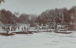 Antikes orig. Foto Militär Schweiz Reichenbach Pontoniere