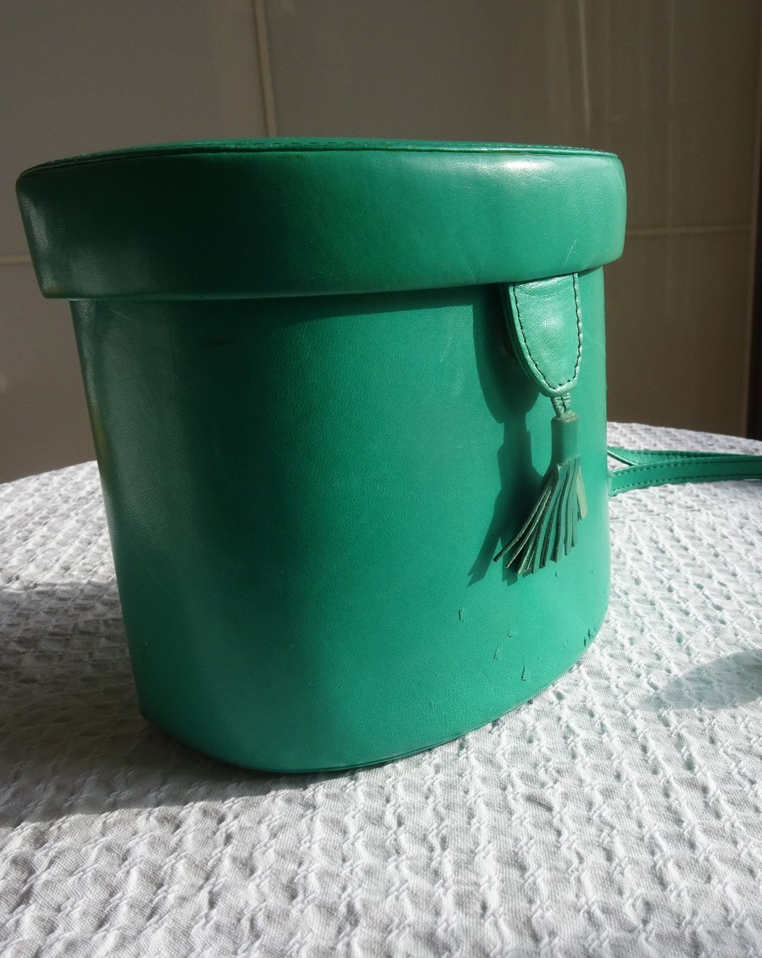Borse da donna: Kleine grüne Box - Tasche – Usato da männedorf venduto da purzelchen 1
