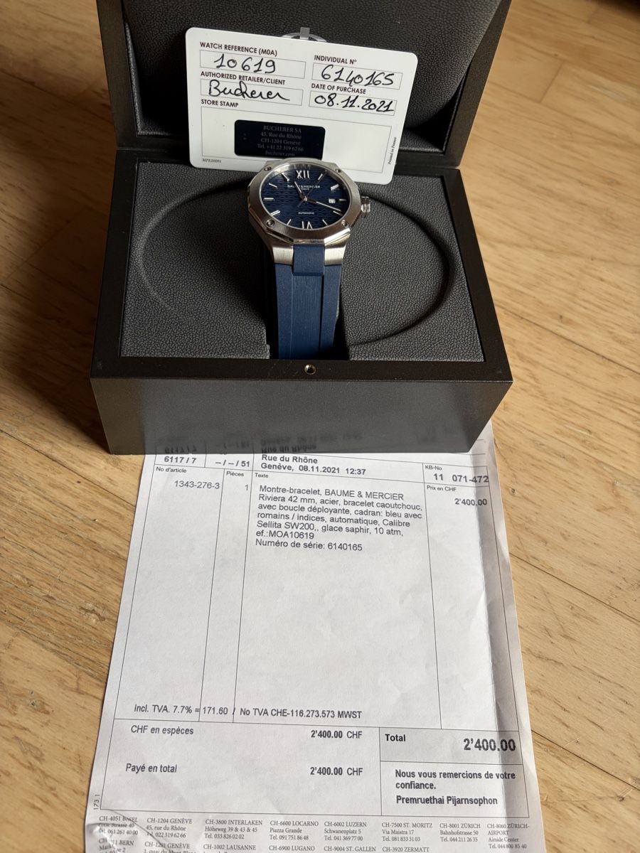 Baume & Mercier Orologi: Baume &Mercier Riviera – Usato da Vicosoprano venduto da bripaia 3