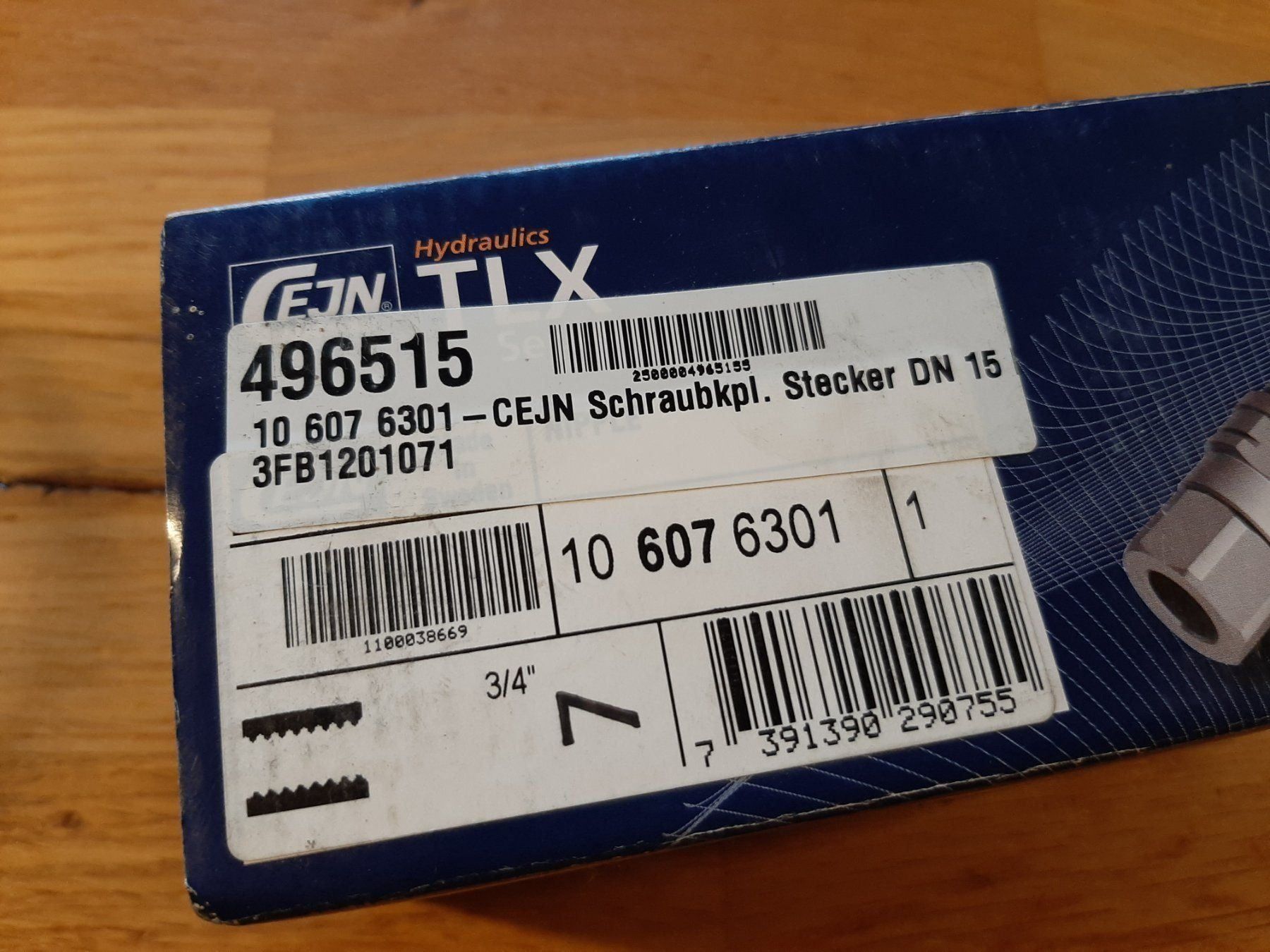 Alle Werkzeuge: Cejn TLX Kupplungsstecker 3/4" Serie 607 – Neu und originalverpackt aus Heimisbach von kattus 2