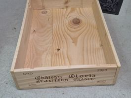 Weinkiste 6er leer 50x33x10cm