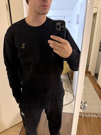 OVO Crewneck schwarz mit Owl Logo