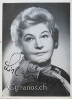 Liesl Löwinger (1918-1980) Schauspielerin - Autogramm