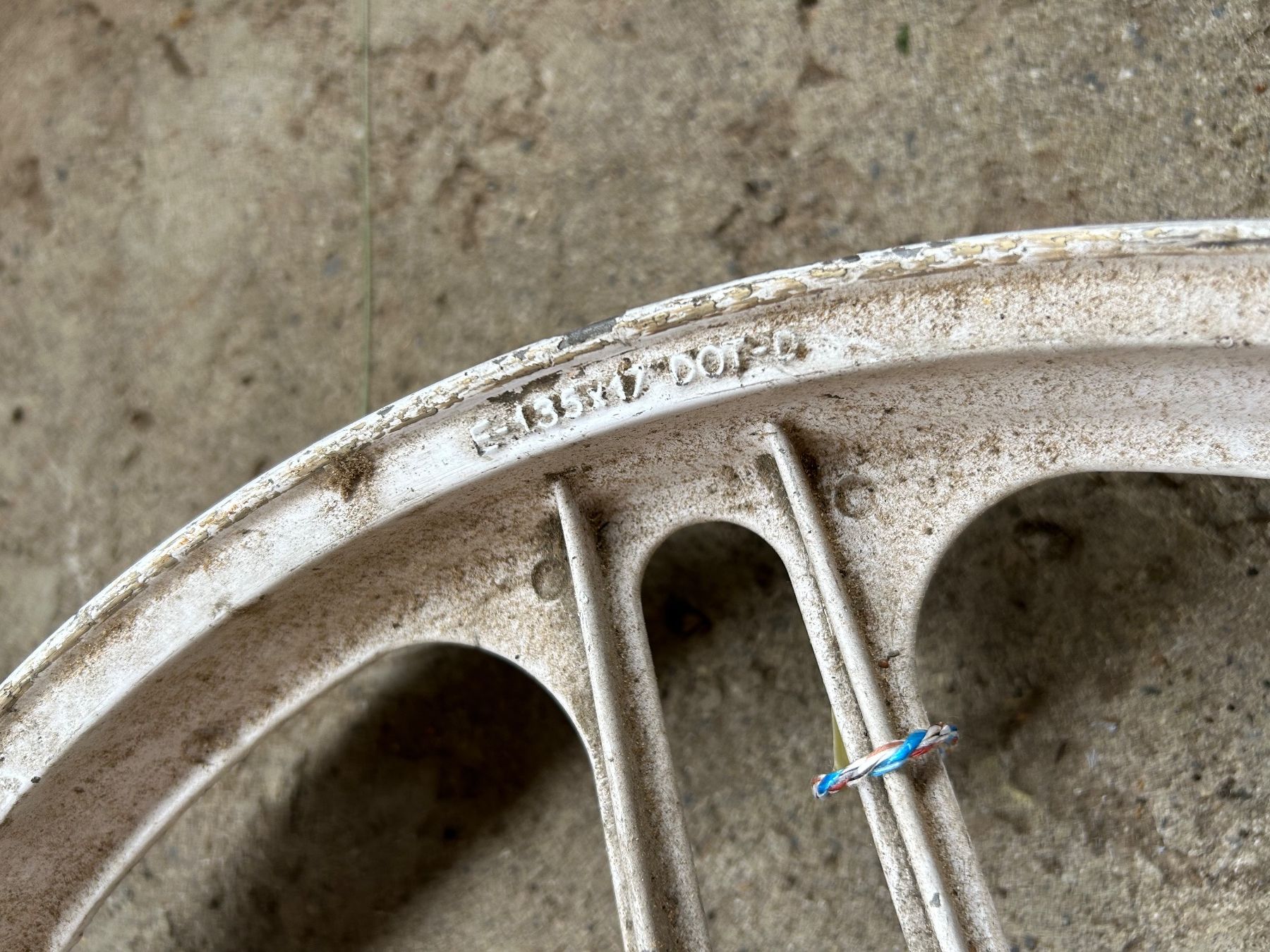 Puch Mofa-Ersatzteile: Mofa Gussfelgen Hinterrad 17 Zoll – Gebraucht aus Fahrni b. Thun von berger_tuning34 2