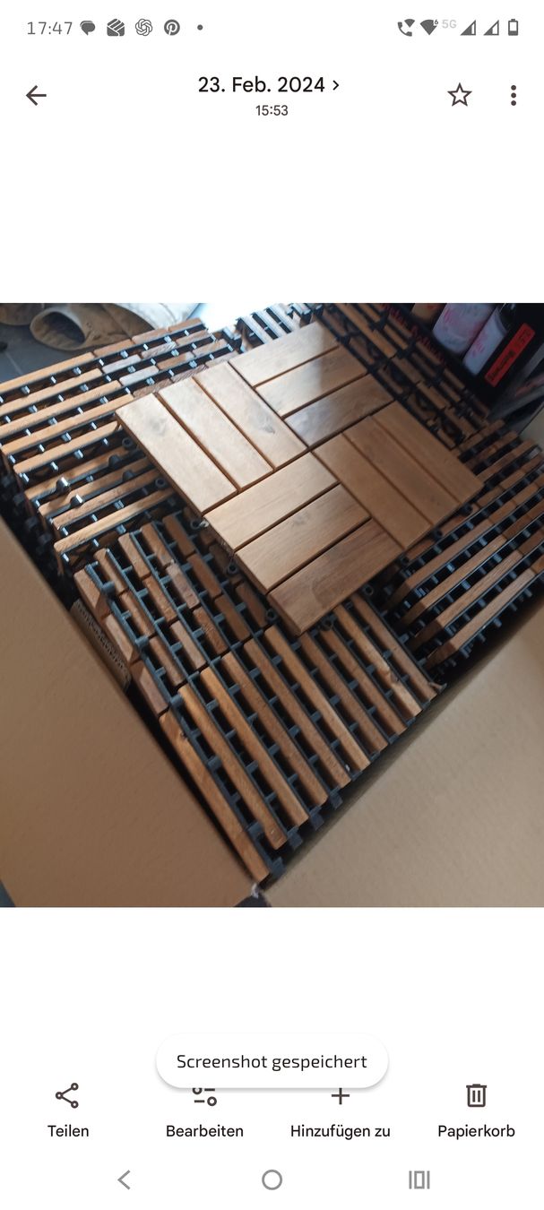Articoli in legno: Holzboden Terrassenelemente Holz  – Usato da Schaffhausen venduto da ang_zr8f