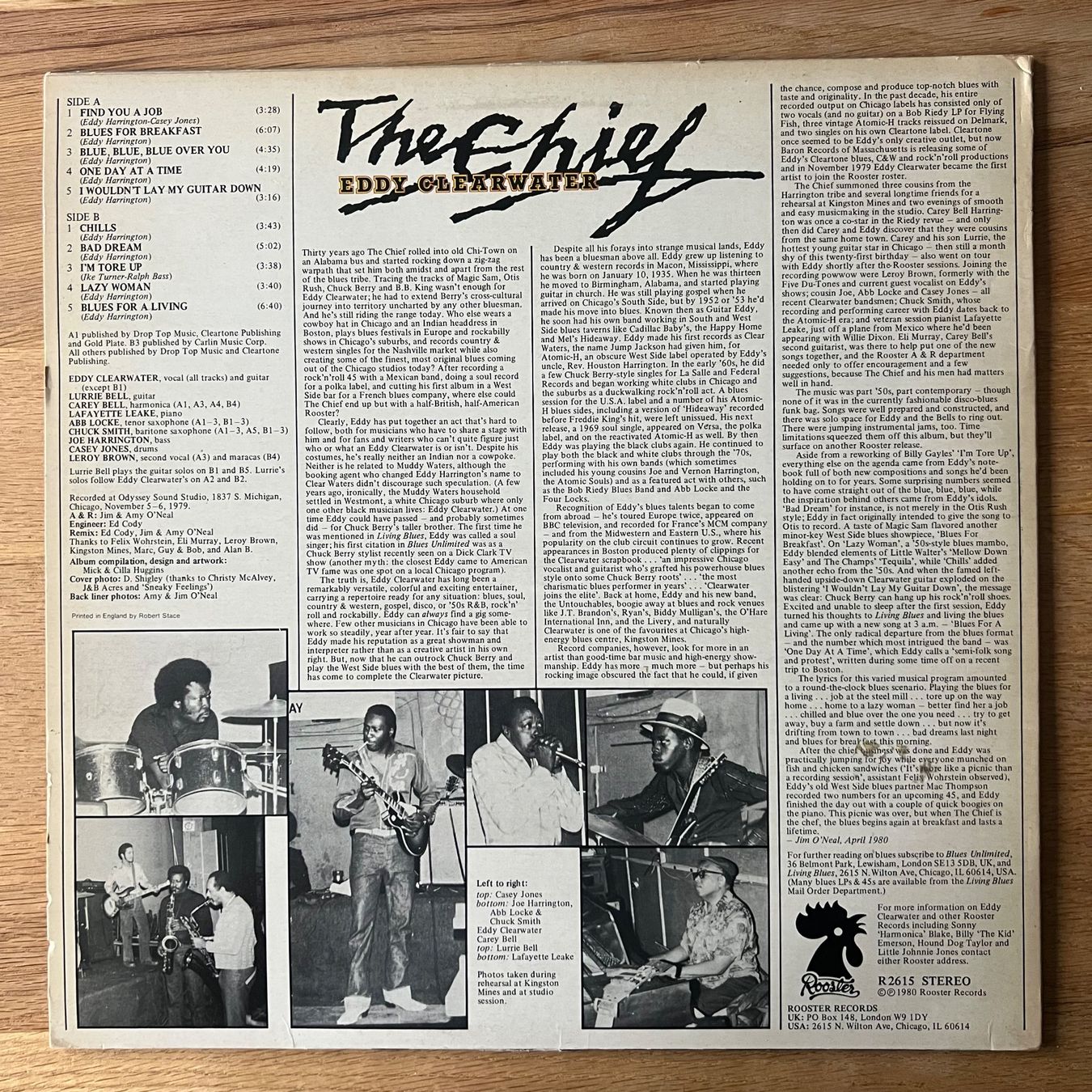 Dischi in vinile: Eddy Clearwater - The Chief / 1. US-Press. 1980 – Usato da Gais venduto da soundcave57 2