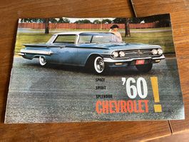 1960 CHEVROLET BROCHURE VERKAUFSLADEN ORIGINAL