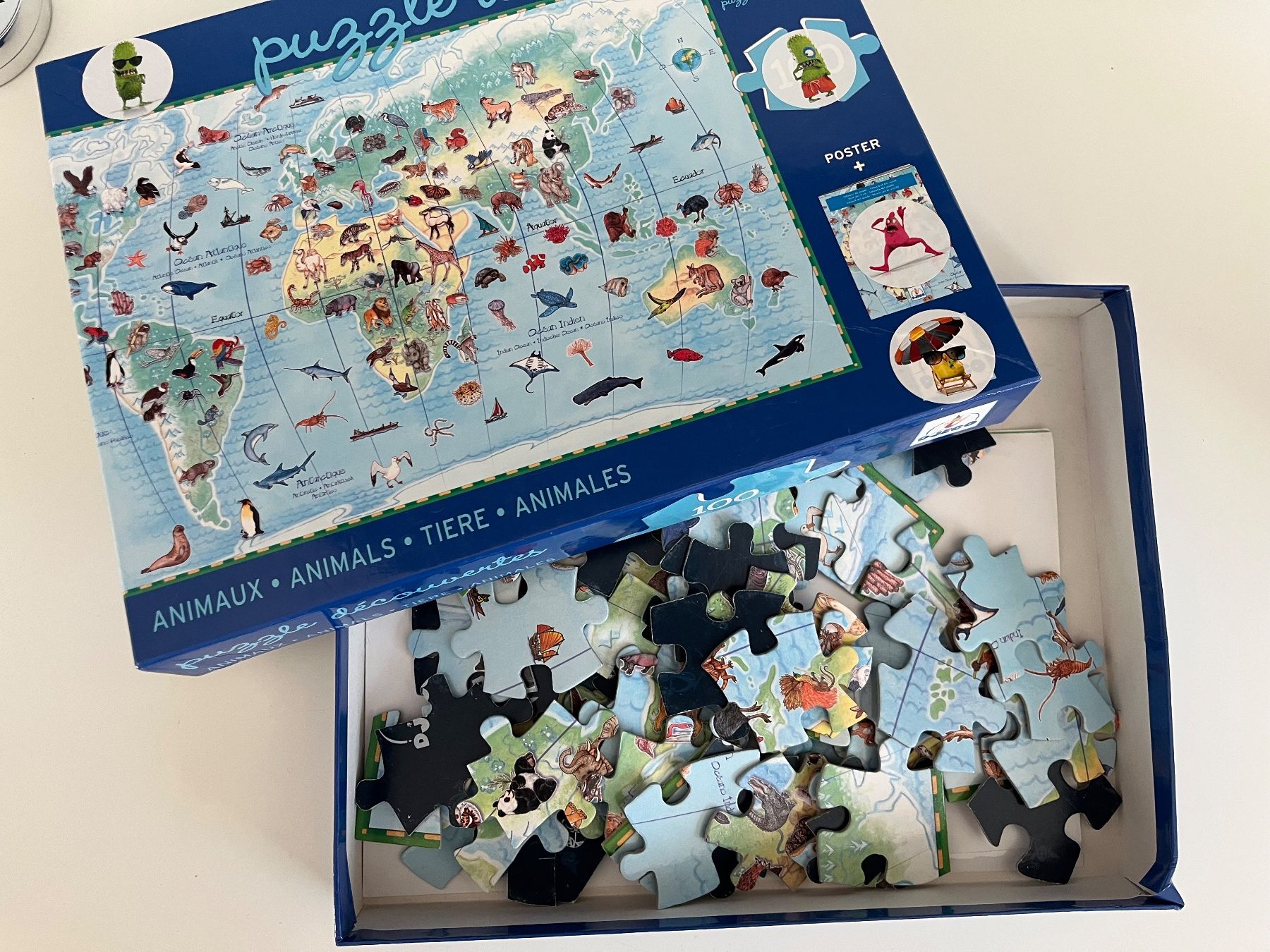 Djeco Puzzles: Puzzle Tiere 100 tlg – Gebraucht aus Meilen von Exclusive00 6