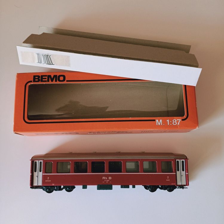 BEMO H0m Personenwagen RhB B 2457 | Kaufen Auf Ricardo