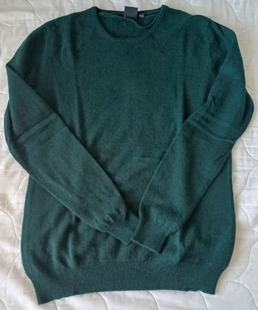 Kaschmir-Pullover, dunkelgrün Grösse 42 Zustand gut