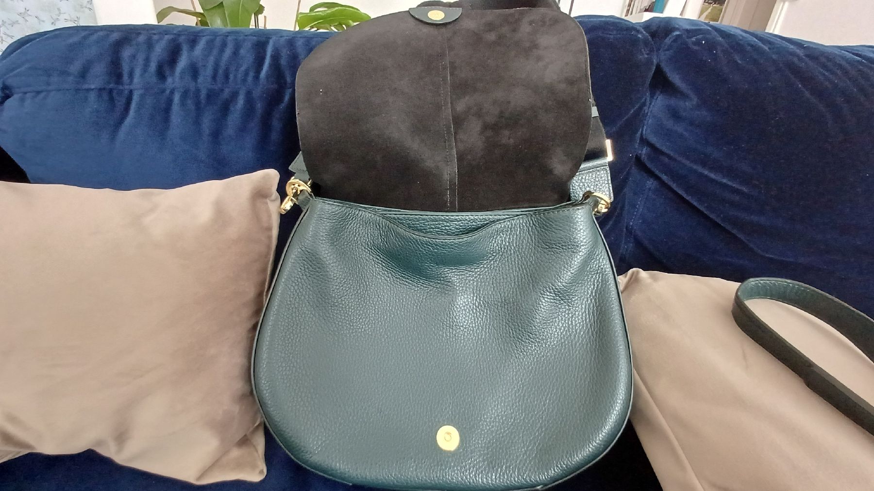 Gianni Chiarini Borse da donna: Sac cuir vert forêt – Usato da Genève venduto da njia 4