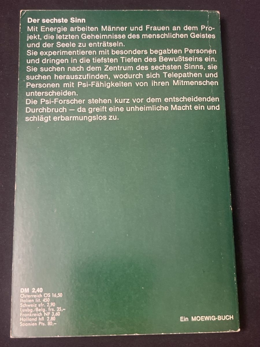 Libri: Das Labor der Esper, Dan Morgan, Terra Science Fiction – Usato da Forch venduto da tieckr 1