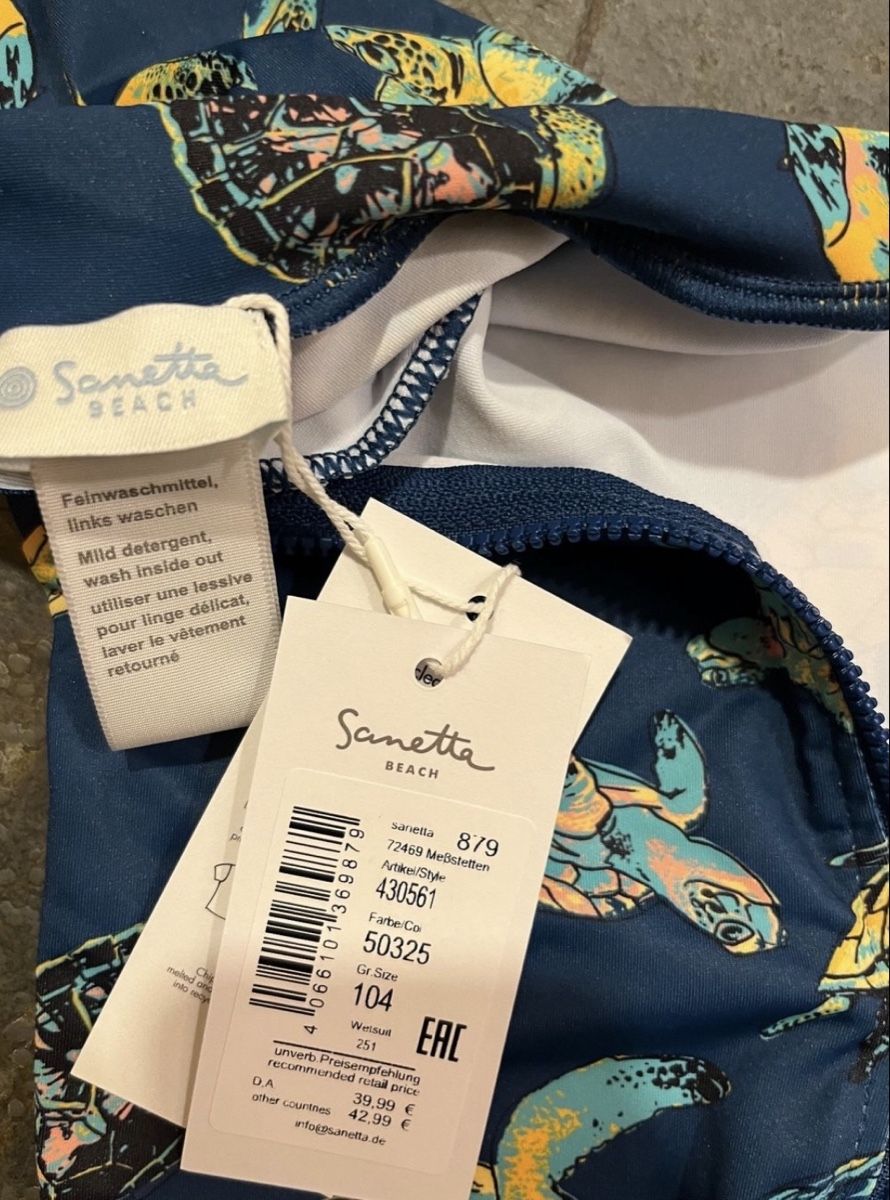Sanetta Costumi da bagno: NEU Badeanzug / Swimsuit Size 104 – Nuovo e nell'imballaggio originale da Zürich venduto da KrisZH 3