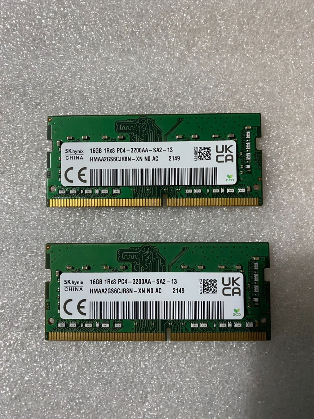 SK Hynix Laptop Memory 2 x 16 = 32GB PC4-3200AA MHz (Neu (gemäss ...