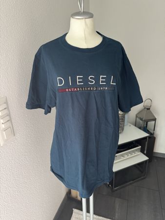 Diesel T-Shirt, XL, blau 