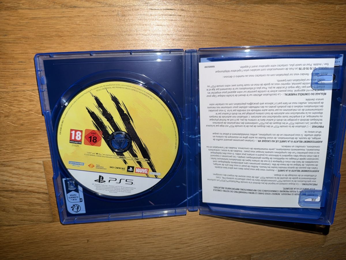 Sony Giochi: MARVEL WOLVERINE PS5 – Nuovo (secondo la descrizione) da Biel/Bienne venduto da Remi_79 1