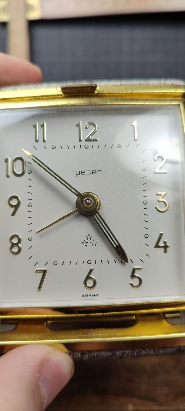Sveglie: Wunderschöner alter Wecker nr 14  Peter 3 Star  Germany – Usato da Gelterkinden venduto da MYSTOREFORYOU4460 2