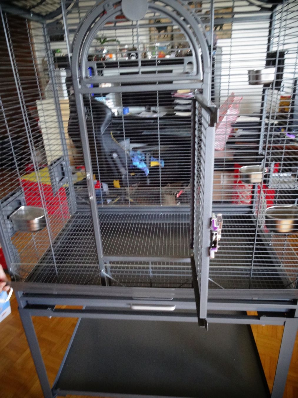 Käfige, Transport & Sicherheit: Grosses Vogelkäfig auf Rollen 2 Teilig – Gebraucht aus Neerach von jenny062 5