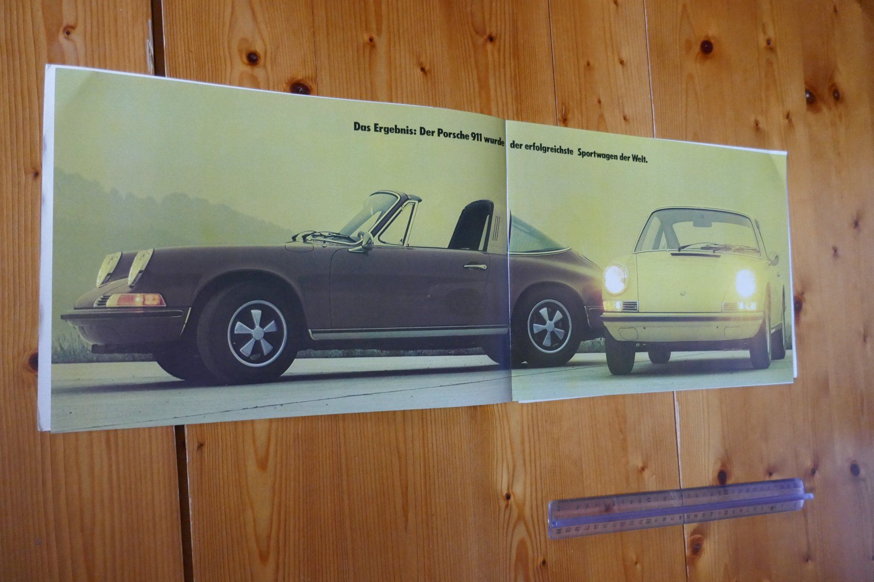 Porsche Documenti: PORSCHE  911E  2.4  Originalprospekt – Usato da Madiswil venduto da ML911