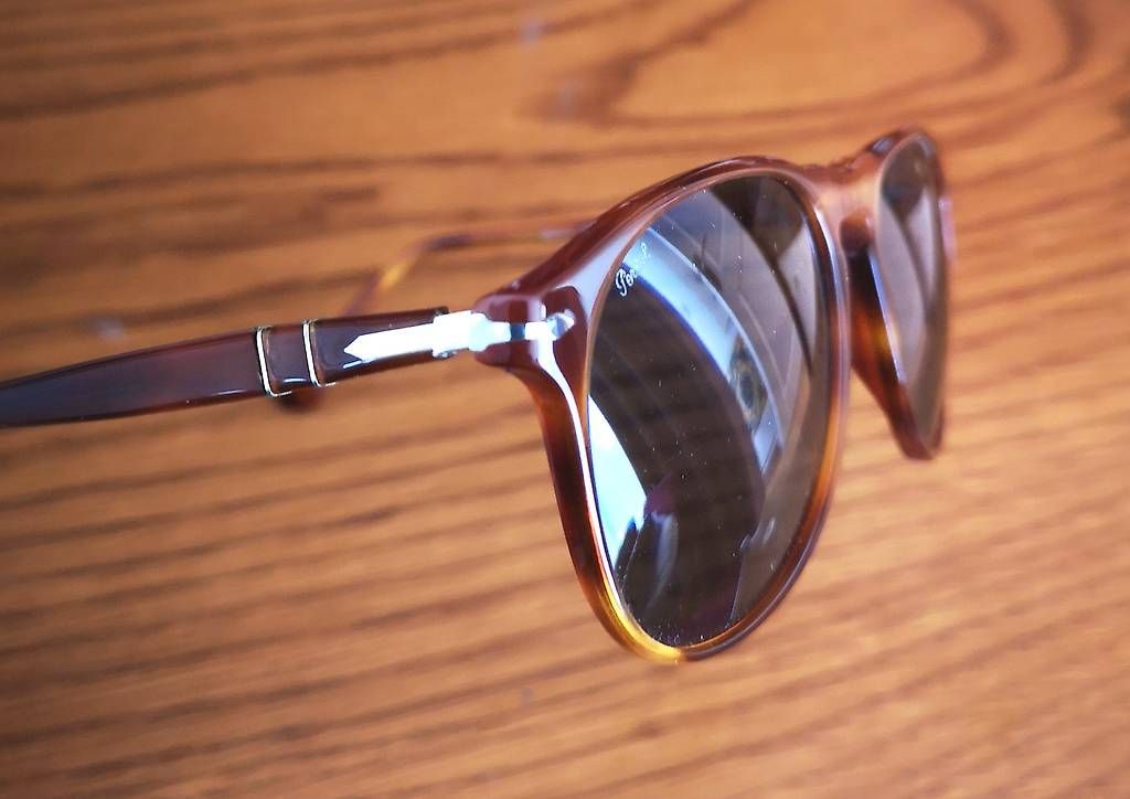 Persol Occhiali & Lenti: Lunettes Persol Terra di Siena bleus – Usato da Geneve venduto da Vtss00 1