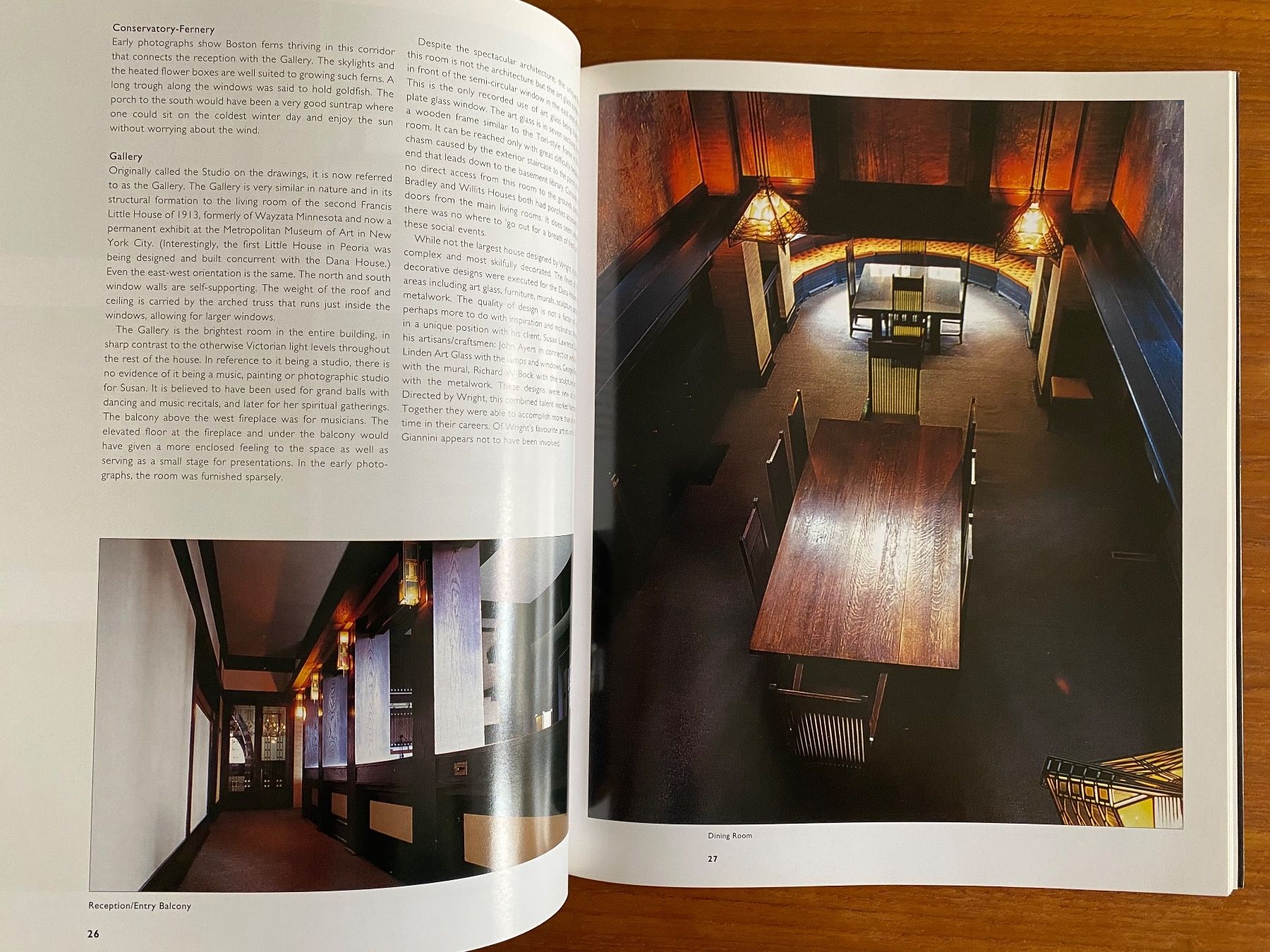 Libri: Frank Lloyd WRIGHT. Dana HOUSE - ARCHITEKTUR - Interior – Usato da Zürich venduto da lesgarcons 5