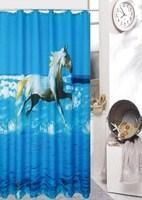 Polyester Duschvorhang - WHITE HORSE