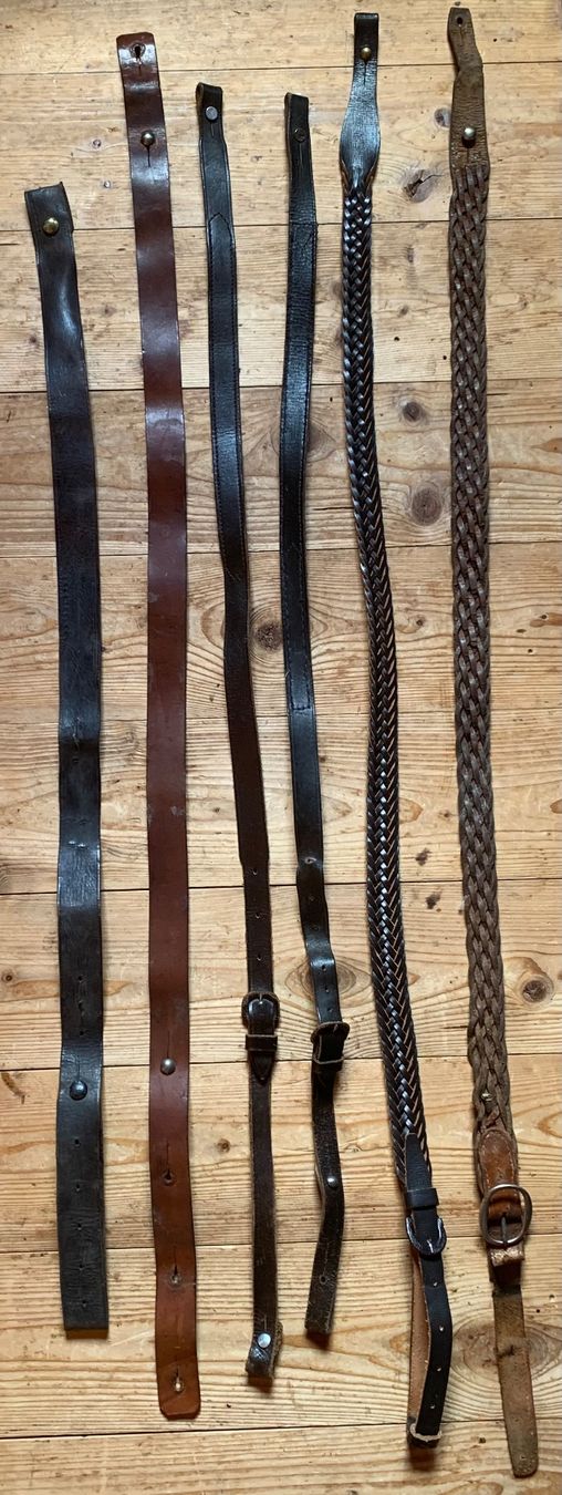 Attrezzatura & Pezzi di ricambio: 6 Gewehrriemen aus Leder – Usato da Goldingen venduto da Bergler012