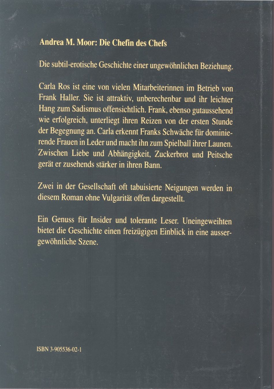 Bücher: Andrea M. Moor - Die Chefin des Chefs – Neu (gemäss Beschreibung) aus Biel/Bienne von 07helios032 1