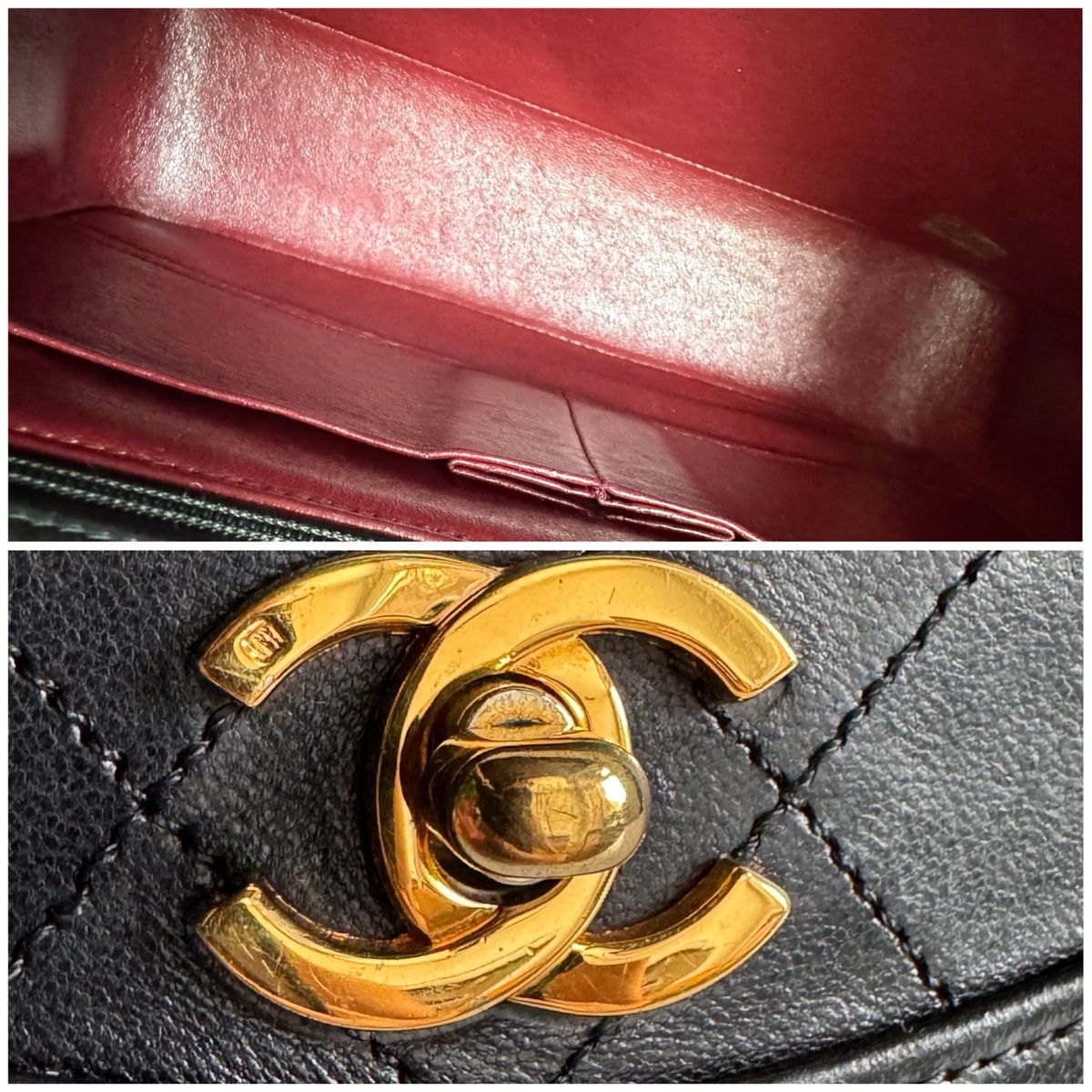 Chanel Taschen für Damen: CHANEL Lambskin Quilted Medium Single Flap Tasche – Gebraucht aus Kriens von hannaandkiko 8