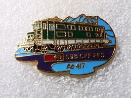 Ansteckpin 55: Eisenbahn SBB Ae 4/7