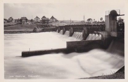 Cartoline postali: Rothrist (Aarg.) Stauwehr. – Usato da Schlieren venduto da Rapaelli