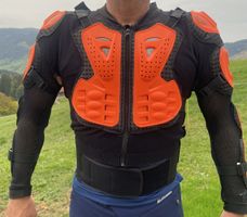 Fox Titan Sport Protektorenjacke schwarz orange Grösse M