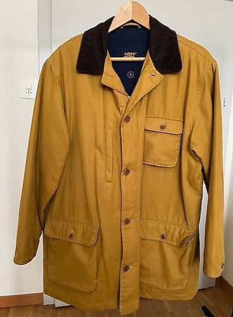 Belle veste d'hiver NewMan, jaune M, pour Homme