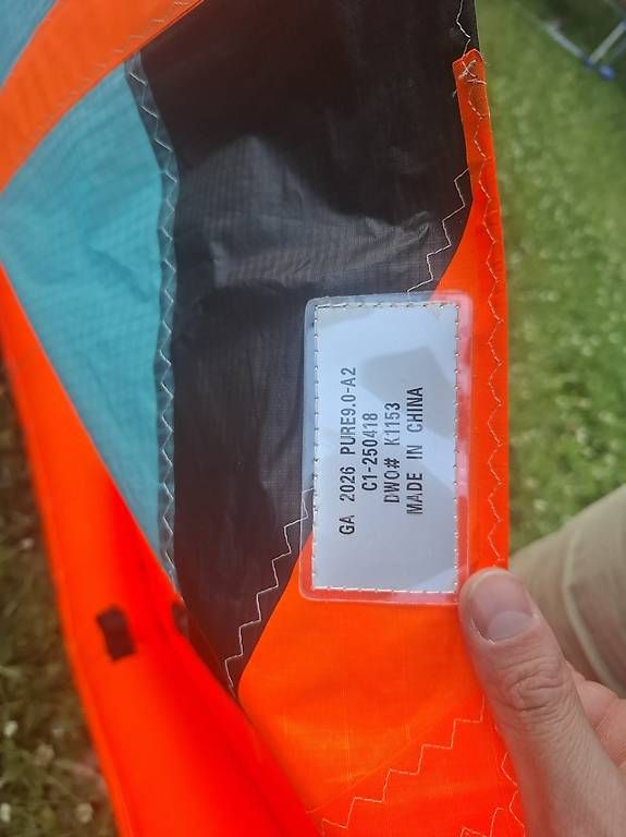 Aquilone: GA Gaastra Pure Kite 9qm 2026 Prototyp – Usato da Schaffhausen venduto da Kueng1985 2