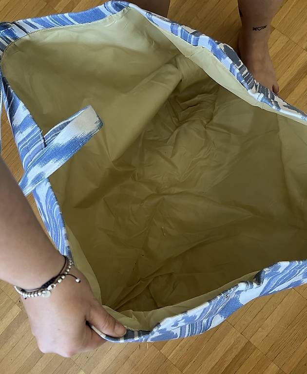 Borse: XXL STOFFTASCHE BLAU-WEISS – Usato da Urdorf venduto da Marybyii 2