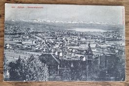 Zürich 1907, Poststempel: Zürich 3 Fil. Bahnhof, n. Baar