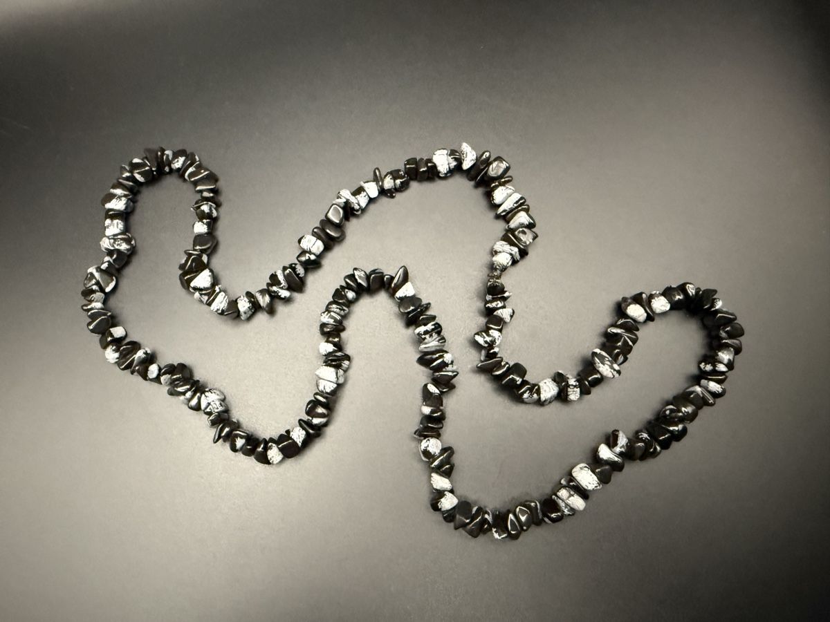 Catenine: Halskette Schneeflocken-Obsidian – Usato da Lamone venduto da LaCantinaMagica 6