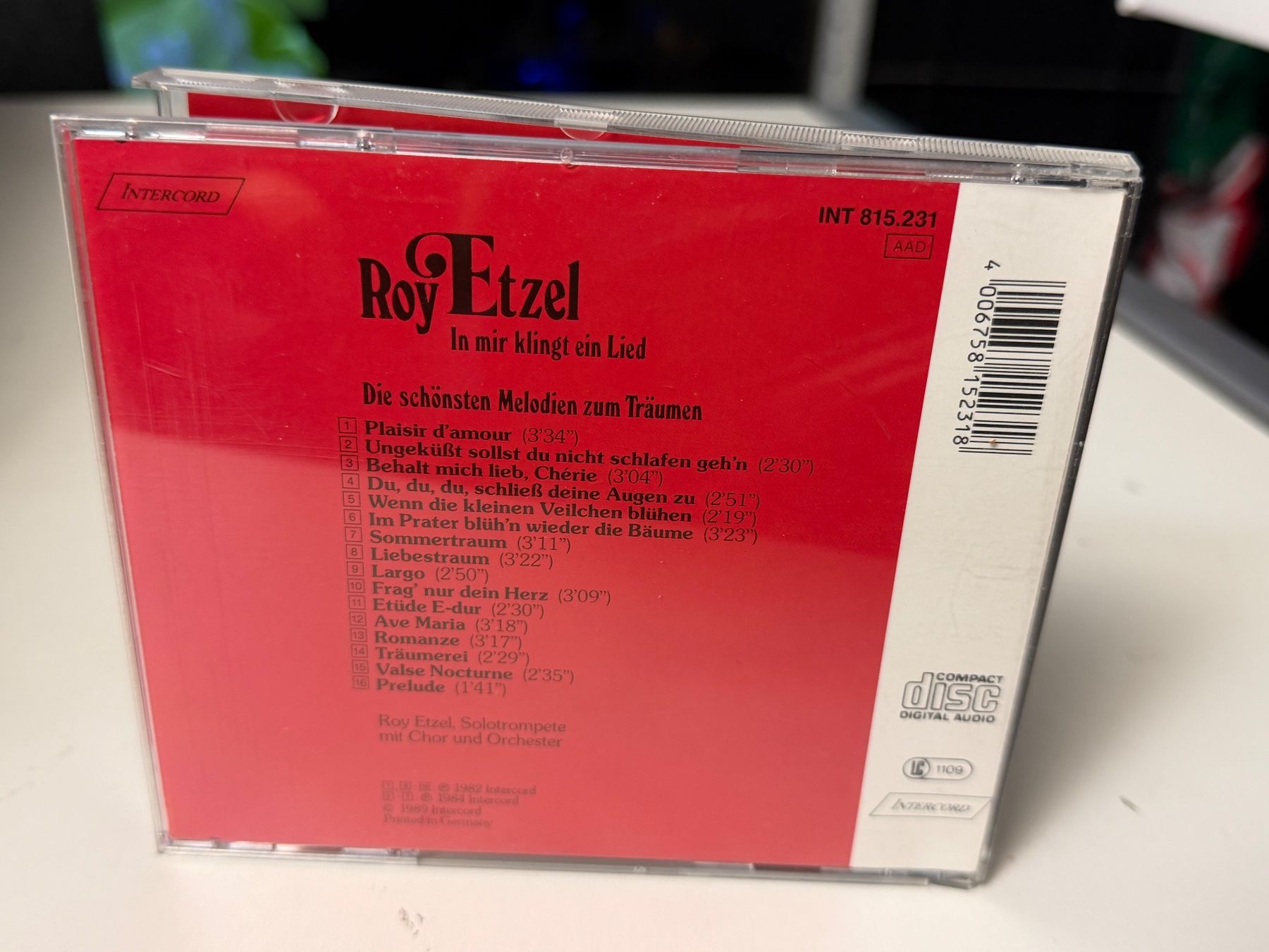 CD: Roy Etzel - In Mir Klingt Ein Lied - HG41D – Usato da Küsnacht ZH venduto da swisssales.net 1