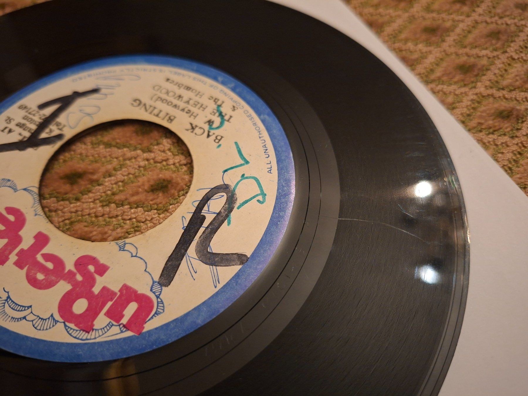 Dischi in vinile: Reggae 7" - The Heywood - Back Biting – Usato da Bernex venduto da Wannabehasbeen01 2