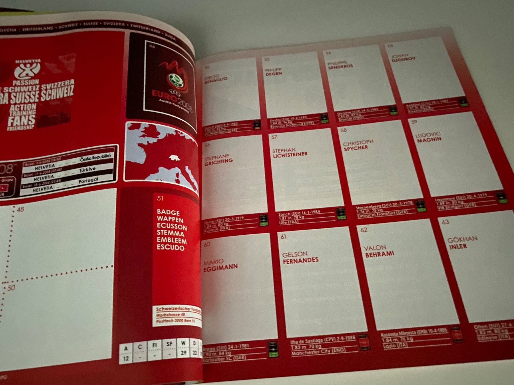 Panini Alben: Panini Leeralbum EM 2008 - Sehr seltene Version – Gebraucht aus Hergiswil LU von FcMalkov 3