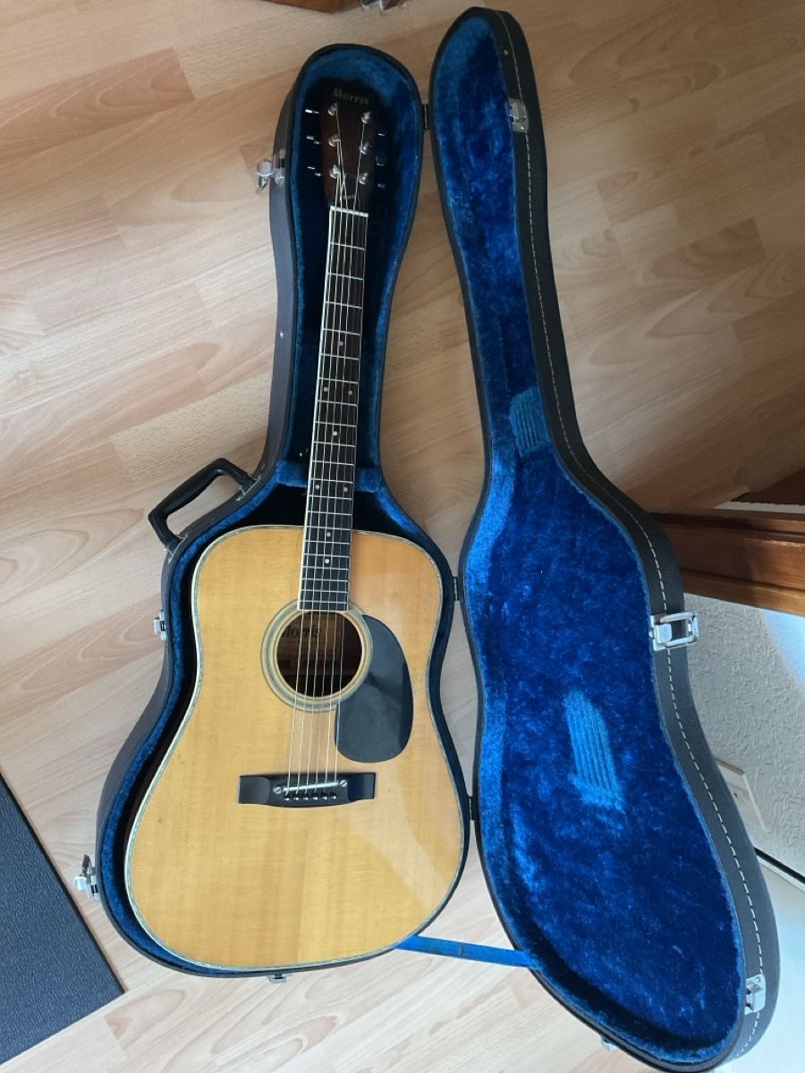 Strumenti musicali: Guitare acoustique Morris 1975 – Usato da Genève venduto da gil_9tzp