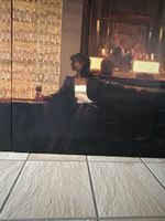 Stilvolles Leinwandbild Bar Retro Look