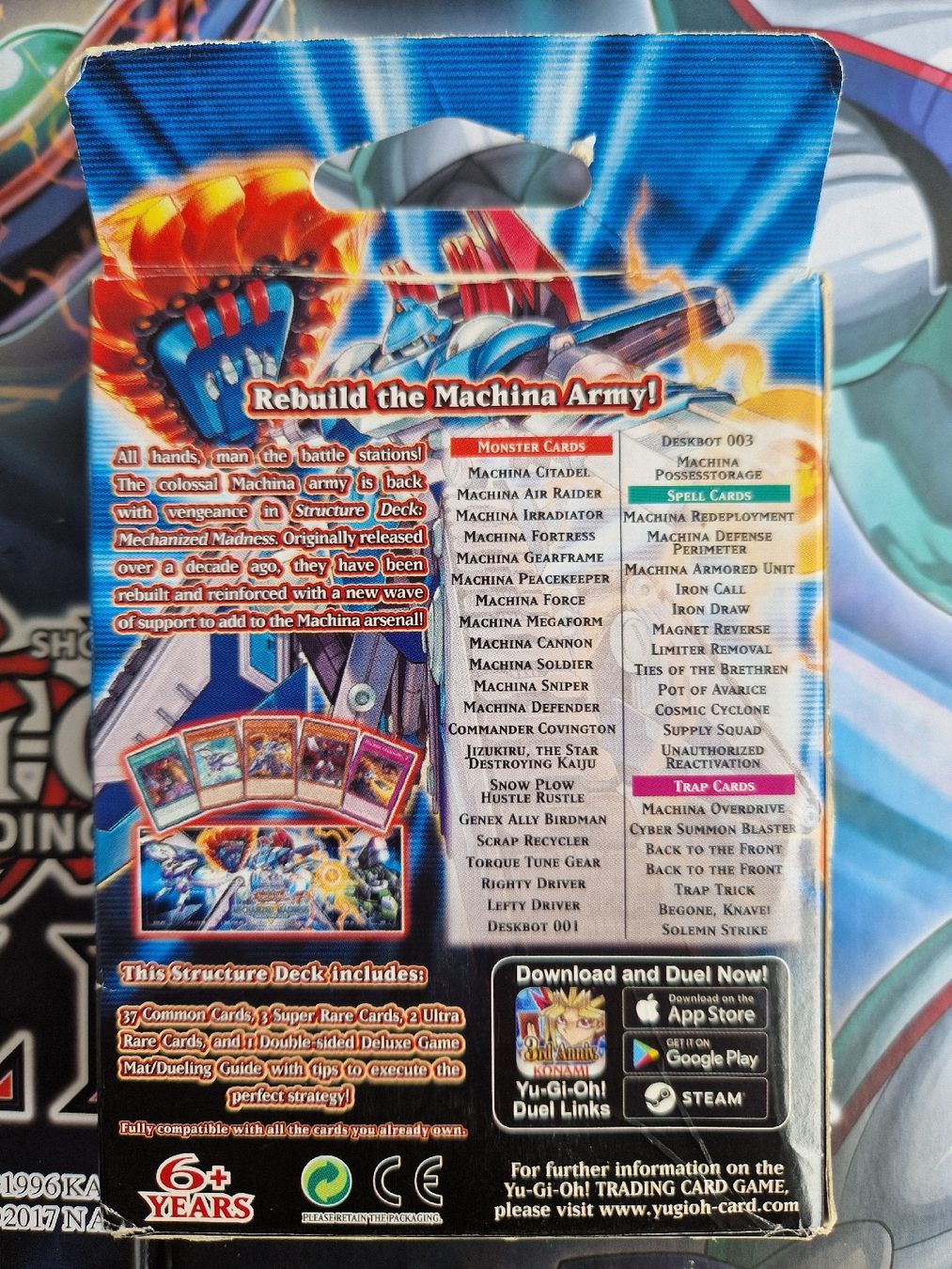 Yugioh Carte collezionabili: Yu-Gi-Oh Structure Deck Mechanized Madness 1. Edition – Nuovo e nell'imballaggio originale da Zürich venduto da Pharao_BrothersZH 1