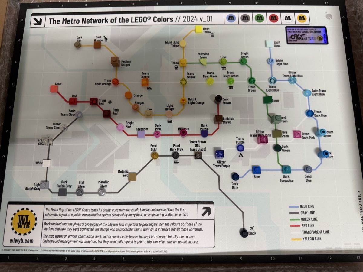 Lego Giocattoli: Lego Periodic Table & Metro Network Poster Set – Nuovo (secondo la descrizione) da Schwarzenburg venduto da Schrepfer 1
