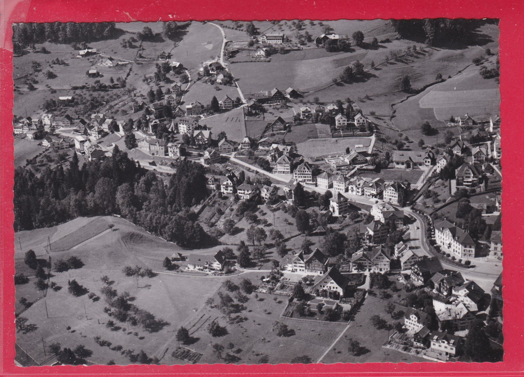 Cartoline postali: FLUGAUFNAHME TEUFEN – Usato da Oberrieden venduto da Gebirgsstelze