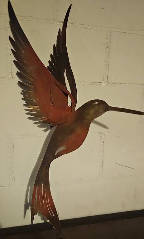 Statuette: Kolibri aus Metall – Nuovo e nell'imballaggio originale da Bellikon venduto da est_2vl5
